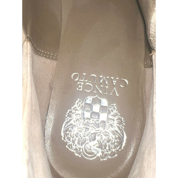 NEW Vince Camuto Gigietta Tan Suede Leather Split Ankle Pointed Bootie 9 M Boots - Picture 7 of 9